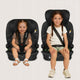 Scaun auto i-Size, Lionelo, Billy , 76 - 150 cm, 1/2/3, Isofix + top tether, Tetiera reglabila in 10 pozitii, Insertie ergonomica, Tapiterie lavabila, Testat la impact, Baza lata, Conform cu R129, Negru