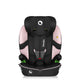 Scaun auto i-Size, Lionelo, Billy , 76 - 150 cm, 1/2/3, Isofix + top tether, Tetiera reglabila in 10 pozitii, Insertie ergonomica, Tapiterie lavabila, Testat la impact, Baza lata, Conform cu R129, Roz