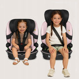 Scaun auto i-Size, Lionelo, Billy , 76 - 150 cm, 1/2/3, Isofix + top tether, Tetiera reglabila in 10 pozitii, Insertie ergonomica, Tapiterie lavabila, Testat la impact, Baza lata, Conform cu R129, Roz