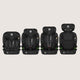 Scaun auto i-Size, Lionelo, Levi Fix, 76 - 150 cm, 1/2/3, ISOFIX + Top Tether, Tetiera reglabila in 10 pozitii, Insertie ergonomica Dri-Seat, Tapiterie lavabila, Testat la impact, Baza lata, Cotiere practice, Conform cu R129, Negru