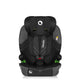 Scaun auto i-Size, Lionelo, Levi Fix, 76 - 150 cm, 1/2/3, ISOFIX + Top Tether, Tetiera reglabila in 10 pozitii, Insertie ergonomica Dri-Seat, Tapiterie lavabila, Testat la impact, Baza lata, Cotiere practice, Conform cu R129, Negru/Gri