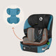 Scaun auto i-Size, Lionelo, Levi Fix, 76 - 150 cm, 1/2/3, ISOFIX + Top Tether, Tetiera reglabila in 10 pozitii, Insertie ergonomica Dri-Seat, Tapiterie lavabila, Testat la impact, Baza lata, Cotiere practice, Conform cu R129, Albastru