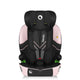 Scaun auto i-Size, Lionelo, Levi Fix, 76 - 150 cm, 1/2/3, ISOFIX + Top Tether, Tetiera reglabila in 10 pozitii, Insertie ergonomica Dri-Seat, Tapiterie lavabila, Testat la impact, Baza lata, Cotiere practice, Conform cu R129, Roz