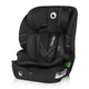 Scaun auto i-Size, Lionelo, Levi Fix, 76 - 150 cm, 1/2/3, ISOFIX + Top Tether, Tetiera reglabila in 10 pozitii, Insertie ergonomica Dri-Seat, Tapiterie lavabila, Testat la impact, Baza lata, Cotiere practice, Conform cu R129, Negru