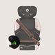 Scaun auto i-Size, Lionelo, Levi Fix, 76 - 150 cm, 1/2/3, ISOFIX + Top Tether, Tetiera reglabila in 10 pozitii, Insertie ergonomica Dri-Seat, Tapiterie lavabila, Testat la impact, Baza lata, Cotiere practice, Conform cu R129, Roz
