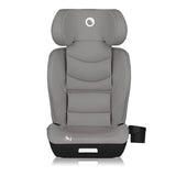 Scaun auto i-Size, Lionelo, Neal, Spatar reglabil in 4 pozitii, Tetiera in 10 pozitii, Suport sticla inclus, 15-36 Kg, 100-150 cm, Cu Isofix, Conform ECE R129, Gri