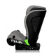 Scaun auto i-Size, Lionelo, Neal, Spatar reglabil in 4 pozitii, Tetiera in 10 pozitii, Suport sticla inclus, 15-36 Kg, 100-150 cm, Cu Isofix, Conform ECE R129, Gri