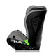 Scaun auto i-Size, Lionelo, Neal, Spatar reglabil in 4 pozitii, Tetiera in 10 pozitii, Suport sticla inclus, 15-36 Kg, 100-150 cm, Cu Isofix, Conform ECE R129, Gri