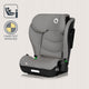 Scaun auto i-Size, Lionelo, Neal, Spatar reglabil in 4 pozitii, Tetiera in 10 pozitii, Suport sticla inclus, 15-36 Kg, 100-150 cm, Cu Isofix, Conform ECE R129, Gri