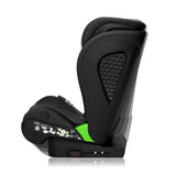 Scaun auto i-Size, Lionelo, Neal, Spatar reglabil in 4 pozitii, Tetiera in 10 pozitii, Suport sticla inclus, 15-36 Kg, 100-150 cm, Cu Isofix, Conform ECE R129, Negru