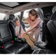 Scaun auto i-Size, Lionelo, Neal, Spatar reglabil in 4 pozitii, Tetiera in 10 pozitii, Suport sticla inclus, 15-36 Kg, 100-150 cm, Cu Isofix, Conform ECE R129, Negru