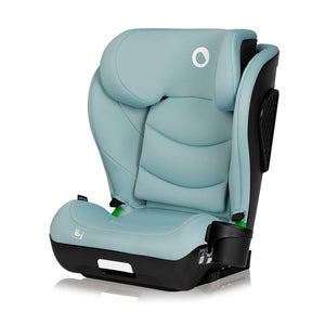 Scaun auto i-Size, Lionelo, Neal, Spatar reglabil in 4 pozitii, Tetiera in 10 pozitii, Suport sticla inclus, 15-36 Kg, 100-150 cm, Cu Isofix, Conform ECE R129, Verde Turquoise