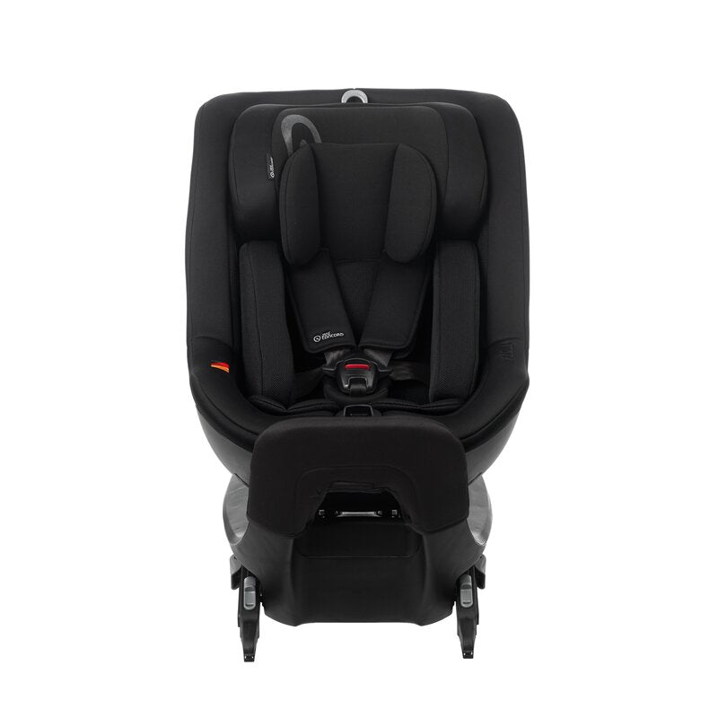 Scaun auto, Jane, Iflow I-Size, Rotire 360 grade, 40 - 105 cm, Cu Isofix si picior stabilizator, Protectie superioara in caz de impact lateral - SPS, Conform cu standardul european de securitate ECE R129, Matt Black - gogobaby.ro