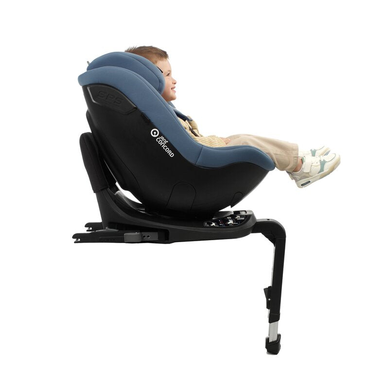 Scaun auto, Jane, Iflow I-Size, Rotire 360 grade, 40 - 105 cm, Cu Isofix si picior stabilizator, Protectie superioara in caz de impact lateral - SPS, Conform cu standardul european de securitate ECE R129, Matt Gray - gogobaby.ro