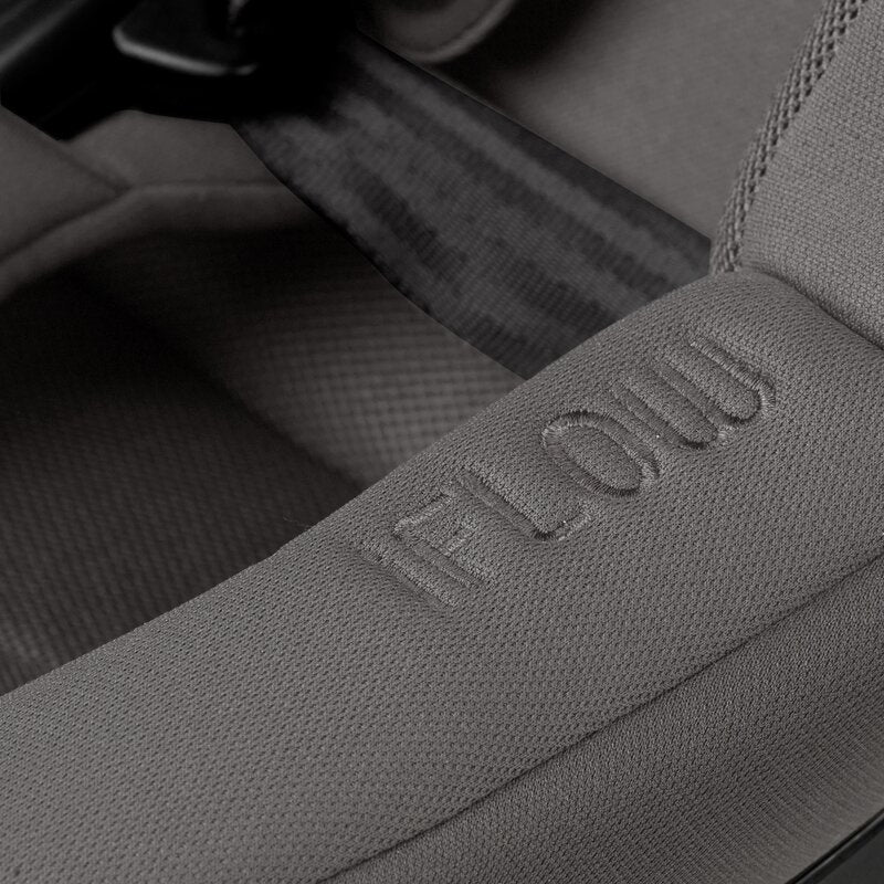 Scaun auto, Jane, Iflow I-Size, Rotire 360 grade, 40 - 105 cm, Cu Isofix si picior stabilizator, Protectie superioara in caz de impact lateral - SPS, Conform cu standardul european de securitate ECE R129, Matt Gray - gogobaby.ro