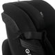 Scaun auto, Jane, Iflow I-Size, Rotire 360 grade, 40 - 105 cm, Cu Isofix si picior stabilizator, Protectie superioara in caz de impact lateral - SPS, Conform cu standardul european de securitate ECE R129, Matt Black