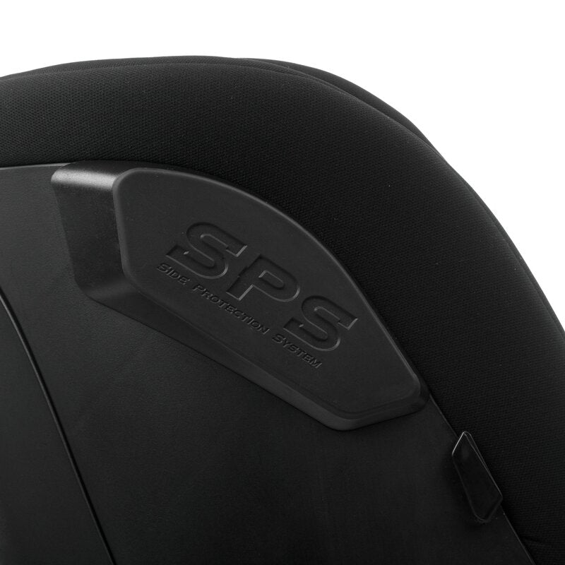 Scaun auto, Jane, Iflow I-Size, Rotire 360 grade, 40 - 105 cm, Cu Isofix si picior stabilizator, Protectie superioara in caz de impact lateral - SPS, Conform cu standardul european de securitate ECE R129, Matt Black - gogobaby.ro