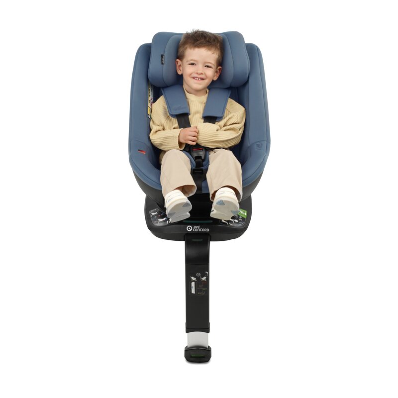Scaun auto, Jane, Iflow I-Size, Rotire 360 grade, 40 - 105 cm, Cu Isofix si picior stabilizator, Protectie superioara in caz de impact lateral - SPS, Conform cu standardul european de securitate ECE R129, Matt Gray