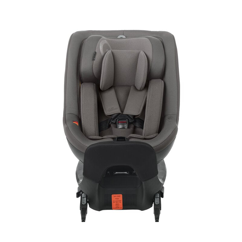 Scaun auto, Jane, Iflow I-Size, Rotire 360 grade, 40 - 105 cm, Cu Isofix si picior stabilizator, Protectie superioara in caz de impact lateral - SPS, Conform cu standardul european de securitate ECE R129, Matt Gray - gogobaby.ro