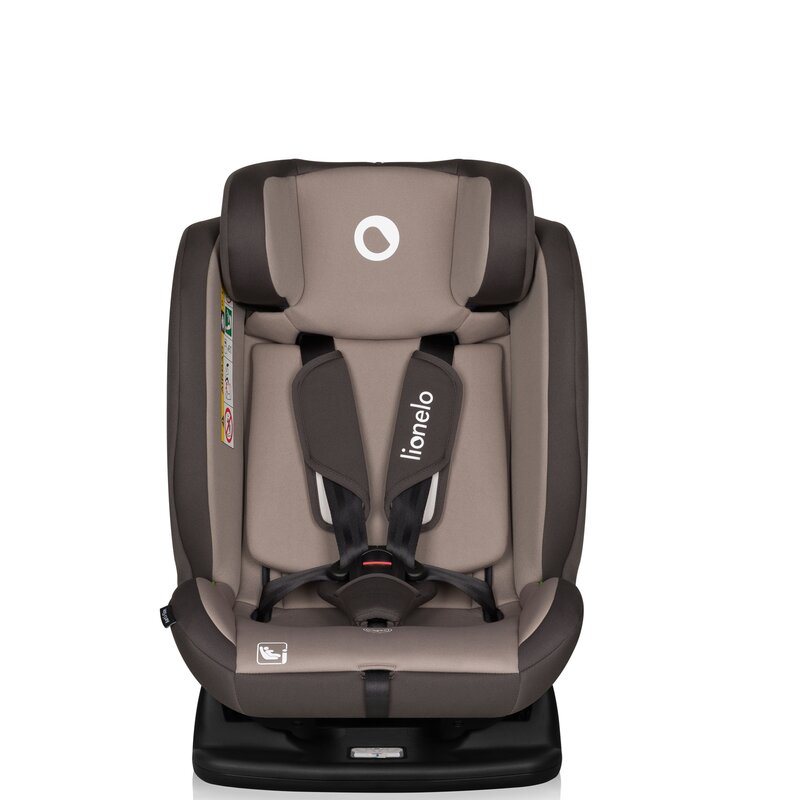 Scaun auto, Lionelo, Aart i-Size, Cu spatar inclinabil in 4 pozitii, Cu tetiera reglabila in 13 pozitii, 0-36 Kg, 40-150 cm, Cu centura siguranta in 3 puncte, Conform cu ECE R129/03, Bej