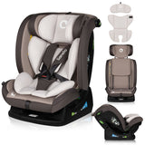 Scaun auto, Lionelo, Aart i-Size, Cu spatar inclinabil in 4 pozitii, Cu tetiera reglabila in 13 pozitii, 0-36 Kg, 40-150 cm, Cu centura siguranta in 3 puncte, Conform cu ECE R129/03, Bej