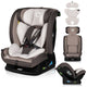 Scaun auto, Lionelo, Aart i-Size, Cu spatar inclinabil in 4 pozitii, Cu tetiera reglabila in 13 pozitii, 0-36 Kg, 40-150 cm, Cu centura siguranta in 3 puncte, Conform cu ECE R129/03, Bej