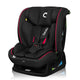 Scaun auto, Lionelo, Aart i-Size, Cu spatar inclinabil in 4 pozitii, Cu tetiera reglabila in 13 pozitii, 0-36 Kg, 40-150 cm, Cu centura siguranta in 3 puncte, Conform cu ECE R129/03, Negru/Rosu