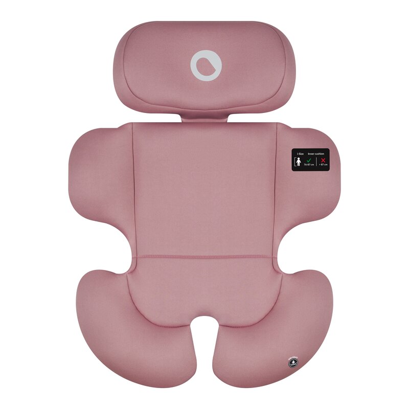 Scaun auto, Lionelo, Bastiaan i-Size, 4 in 1, Protectie laterala, Cu spatar inclinabil in 4 pozitii, Cu tetiera reglabila in 7 pozitii, Rotire 360 grade, Top Tether, 0-36 Kg, 40-150 cm, Cu Isofix, Conform cu ECE R129/03, Roz deschis