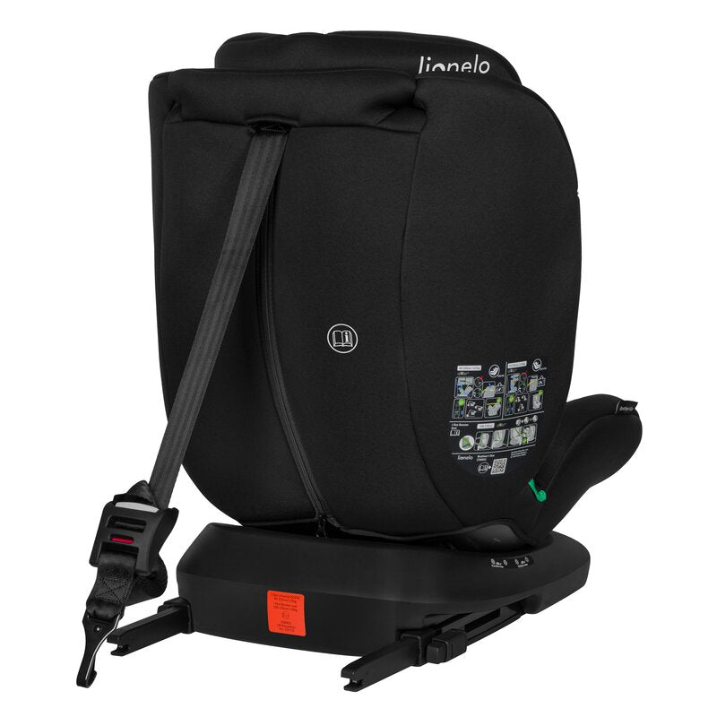 Scaun auto, Lionelo, Bastiaan i-Size, 4 in 1, Protectie laterala, Cu spatar inclinabil in 4 pozitii, Cu tetiera reglabila in 7 pozitii, Rotire 360 grade, Top Tether, 0-36 Kg, 40-150 cm, Cu Isofix, Conform cu ECE R129/03, Roz deschis