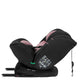 Scaun auto, Lionelo, Bastiaan i-Size, 4 in 1, Protectie laterala, Cu spatar inclinabil in 4 pozitii, Cu tetiera reglabila in 7 pozitii, Rotire 360 grade, Top Tether, 0-36 Kg, 40-150 cm, Cu Isofix, Conform cu ECE R129/03, Roz deschis