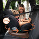 Scaun auto, Lionelo, Bastiaan i-Size, 4 in 1, Protectie laterala, Cu spatar inclinabil in 4 pozitii, Cu tetiera reglabila in 7 pozitii, Rotire 360 grade, Top Tether, 0-36 Kg, 40-150 cm, Cu Isofix, Conform cu ECE R129/03, Roz deschis