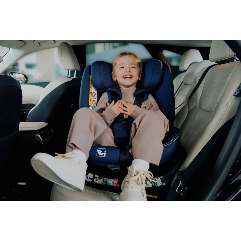 Scaun auto, Lionelo, Bastiaan One i-Size, 4 in 1, Protectie laterala, Cu spatar inclinabil in 4 pozitii, Cu tetiera reglabila in 13 pozitii, Rotire 360 grade, Top Tether, 0-36 Kg, 40-150 cm, Cu Isofix, Conform cu ECE R129, Bej - gogobaby.ro