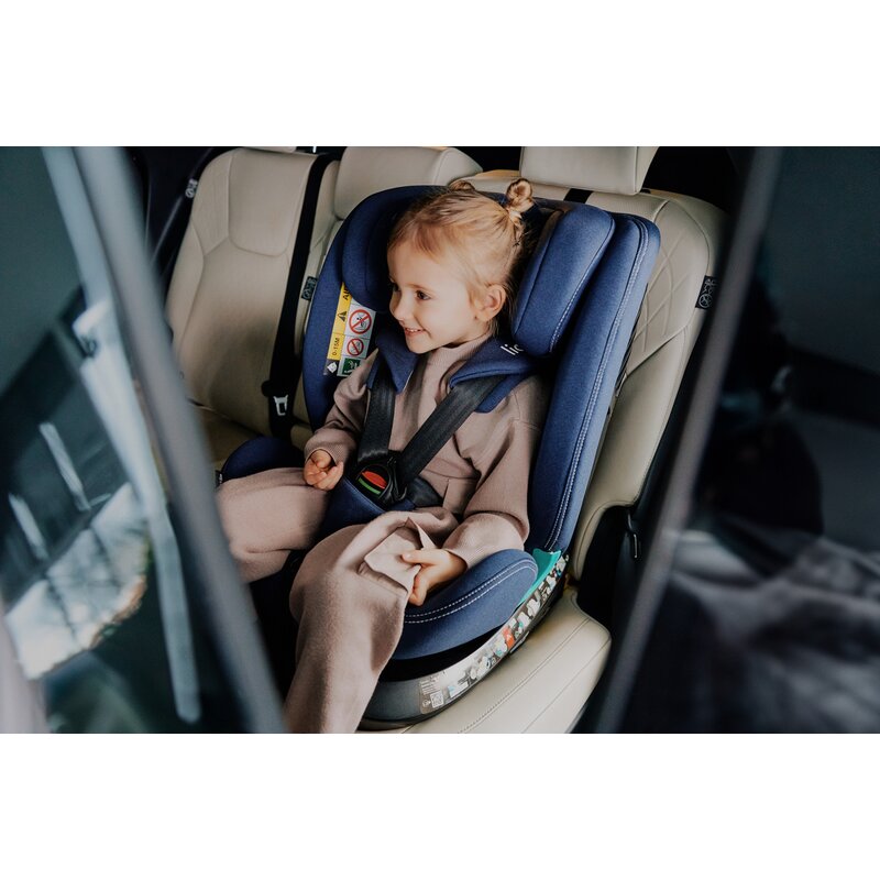Scaun auto, Lionelo, Bastiaan One i-Size, 4 in 1, Protectie laterala, Cu spatar inclinabil in 4 pozitii, Cu tetiera reglabila in 13 pozitii, Rotire 360 grade, Top Tether, 0-36 Kg, 40-150 cm, Cu Isofix, Conform cu ECE R129, Bej - gogobaby.ro