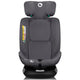 Scaun auto, Lionelo, Bastiaan One i-Size, 4 in 1, Protectie laterala, Cu spatar inclinabil in 4 pozitii, Cu tetiera reglabila in 13 pozitii, Rotire 360 grade, Top Tether, 0-36 Kg, 40-150 cm, Cu Isofix, Conform cu ECE R129, Gri
