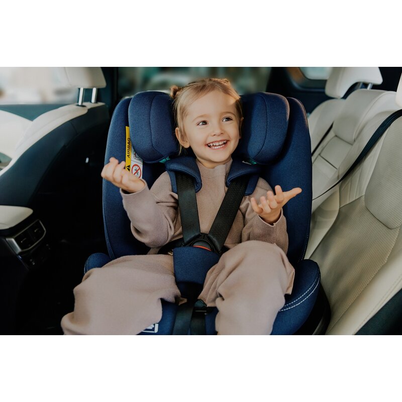Scaun auto, Lionelo, Bastiaan One i-Size, 4 in 1, Protectie laterala, Cu spatar inclinabil in 4 pozitii, Cu tetiera reglabila in 13 pozitii, Rotire 360 grade, Top Tether, 0-36 Kg, 40-150 cm, Cu Isofix, Conform cu ECE R129, Bej - gogobaby.ro