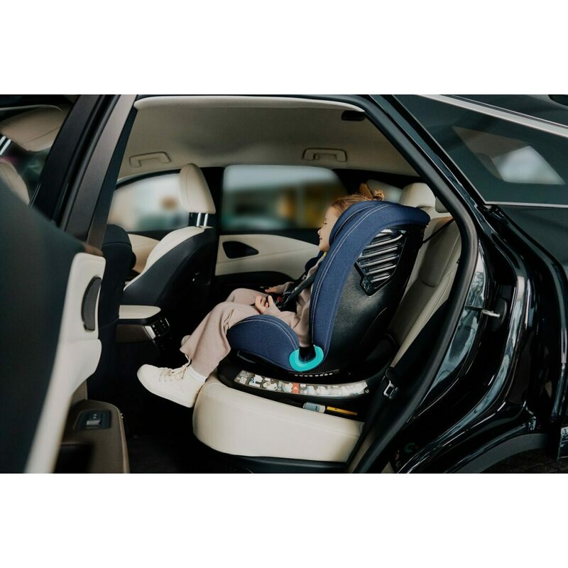 Scaun auto, Lionelo, Bastiaan One i-Size, 4 in 1, Protectie laterala, Cu spatar inclinabil in 4 pozitii, Cu tetiera reglabila in 13 pozitii, Rotire 360 grade, Top Tether, 0-36 Kg, 40-150 cm, Cu Isofix, Conform cu ECE R129, Roz
