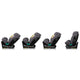 Scaun auto, Lionelo, Bastiaan One i-Size, 4 in 1, Protectie laterala, Cu spatar inclinabil in 4 pozitii, Cu tetiera reglabila in 13 pozitii, Rotire 360 grade, Top Tether, 0-36 Kg, 40-150 cm, Cu Isofix, Conform cu ECE R129, Gri