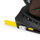 Scaun auto, Lionelo, Bastiaan Plus i-Size, 4 in 1, Protectie laterala, Cu spatar inclinabil in 6 pozitii, Cu tetiera reglabila in 12 pozitii, Rotire 360 grade, Top Tether, 0-36 Kg, 40-150 cm, Cu Isofix, Conform cu R129/04, Beige Choco