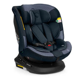 Scaun auto, Lionelo, Bastiaan Plus i-Size, 4 in 1, Protectie laterala, Cu spatar inclinabil in 6 pozitii, Cu tetiera reglabila in 12 pozitii, Rotire 360 grade, Top Tether, 0-36 Kg, 40-150 cm, Cu Isofix, Conform cu R129/04, Navy Blue