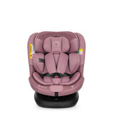 Scaun auto, Lionelo, Bastiaan Plus i-Size, 4 in 1, Protectie laterala, Cu spatar inclinabil in 6 pozitii, Cu tetiera reglabila in 12 pozitii, Rotire 360 grade, Top Tether, 0-36 Kg, 40-150 cm, Cu Isofix, Conform cu R129/04, Roz