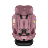 Scaun auto, Lionelo, Bastiaan Plus i-Size, 4 in 1, Protectie laterala, Cu spatar inclinabil in 6 pozitii, Cu tetiera reglabila in 12 pozitii, Rotire 360 grade, Top Tether, 0-36 Kg, 40-150 cm, Cu Isofix, Conform cu R129/04, Roz
