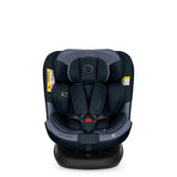 Scaun auto, Lionelo, Bastiaan Plus i-Size, 4 in 1, Protectie laterala, Cu spatar inclinabil in 6 pozitii, Cu tetiera reglabila in 12 pozitii, Rotire 360 grade, Top Tether, 0-36 Kg, 40-150 cm, Cu Isofix, Conform cu R129/04, Navy Blue