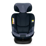 Scaun auto, Lionelo, Bastiaan Plus i-Size, 4 in 1, Protectie laterala, Cu spatar inclinabil in 6 pozitii, Cu tetiera reglabila in 12 pozitii, Rotire 360 grade, Top Tether, 0-36 Kg, 40-150 cm, Cu Isofix, Conform cu R129/04, Navy Blue