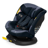 Scaun auto, Lionelo, Bastiaan Plus i-Size, 4 in 1, Protectie laterala, Cu spatar inclinabil in 6 pozitii, Cu tetiera reglabila in 12 pozitii, Rotire 360 grade, Top Tether, 0-36 Kg, 40-150 cm, Cu Isofix, Conform cu R129/04, Navy Blue