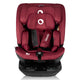 Scaun auto, Lionelo, Bastiaan RWF i-Size, Pozitie de somn, Protectie laterala, Rotire 360 grade, 0-36 Kg, Cu Isofix si Centura Top Tether, Conform cu standardul european de securitate ECE R129, Rosu