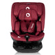 Scaun auto, Lionelo, Bastiaan RWF i-Size, Pozitie de somn, Protectie laterala, Rotire 360 grade, 0-36 Kg, Cu Isofix si Centura Top Tether, Conform cu standardul european de securitate ECE R129, Rosu