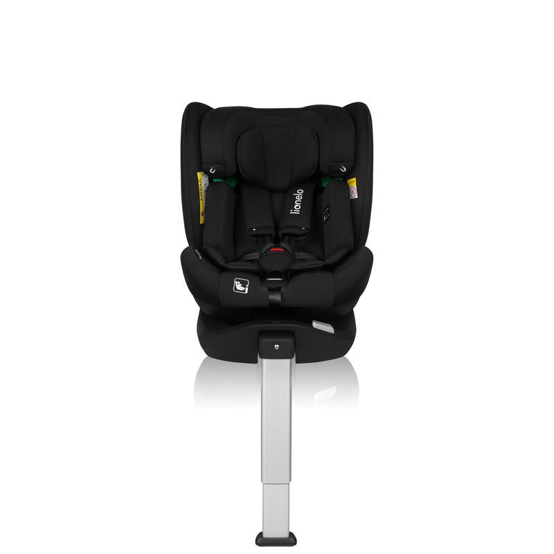 Scaun auto, Lionelo, Braam Air, i-Size, 0-36 Kg, 40-150 cm, Cu isofix si picior de fixare, Protectie laterala, Rotire 360 grade, Ajustare spatar in 5 pozitii, Tetiera reglabila in 14 trepte, Tehnologie de ventilatie Air Flow, Conform cu R129, Gri - gogobaby.ro