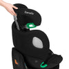 Scaun auto, Lionelo, Braam Air, i-Size, 0-36 Kg, 40-150 cm, Cu isofix si picior de fixare, Protectie laterala, Rotire 360 grade, Ajustare spatar in 5 pozitii, Tetiera reglabila in 14 trepte, Tehnologie de ventilatie Air Flow, Conform cu R129, Gri