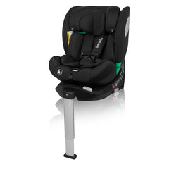 Scaun auto, Lionelo, Braam Air, i-Size, 0-36 Kg, 40-150 cm, Cu isofix si picior de fixare, Protectie laterala, Rotire 360 grade, Ajustare spatar in 5 pozitii, Tetiera reglabila in 14 trepte, Tehnologie de ventilatie Air Flow, Conform cu R129, Gri