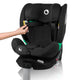 Scaun auto, Lionelo, Braam Air, i-Size, 0-36 Kg, 40-150 cm, Cu isofix si picior de fixare, Protectie laterala, Rotire 360 grade, Ajustare spatar in 5 pozitii, Tetiera reglabila in 14 trepte, Tehnologie de ventilatie Air Flow, Conform cu R129, Gri